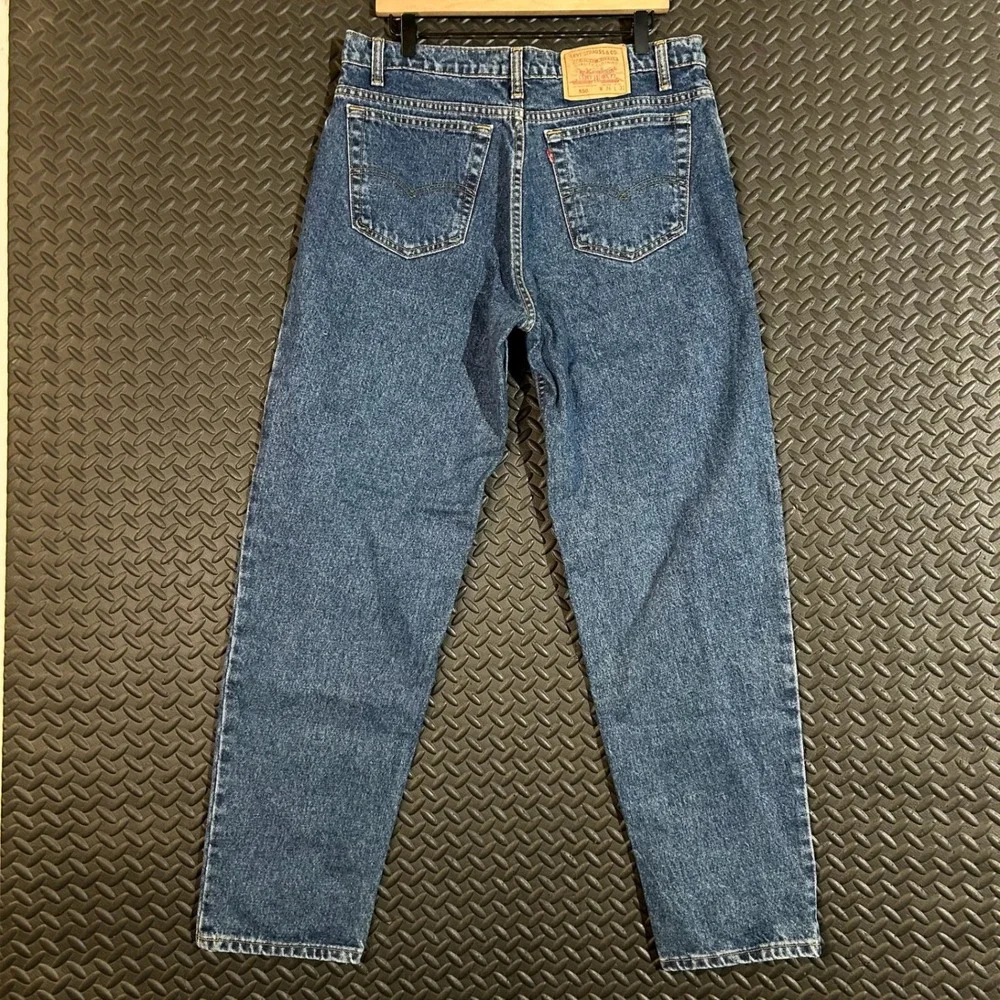 Levi's‎ 550 Vintage 90's Blue Relaxed Tapered Fit Denim Jeans Men's Size 36X31
